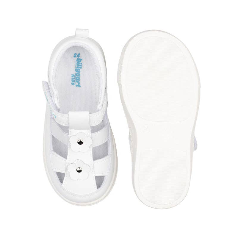 LAYLA white toddler girls sandals