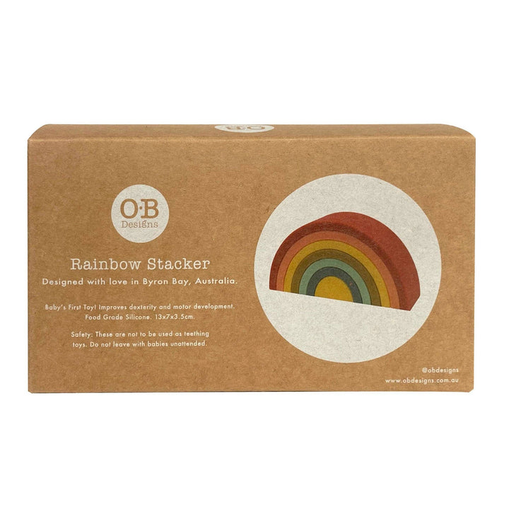 Silicone Rainbow Stacker | Cherry