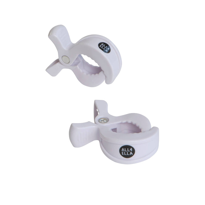 Pram Pegs 2pk - White