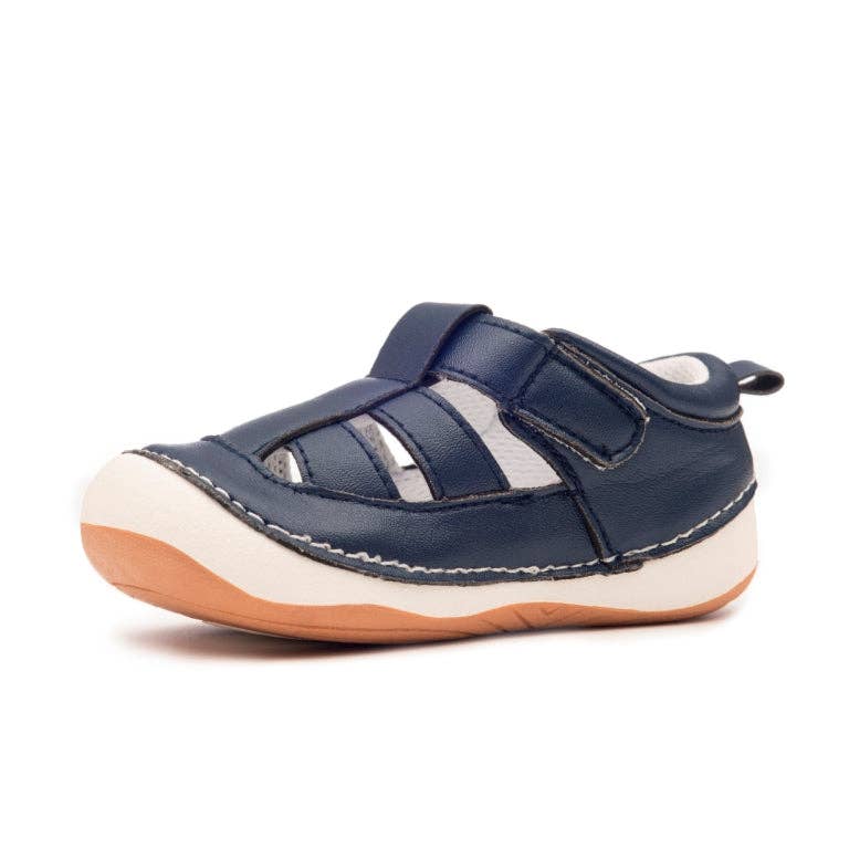 Taylor Navy Blue Unisex Baby and Toddler Sandals