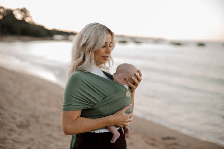 Baby Wrap Carrier - Forrest Green