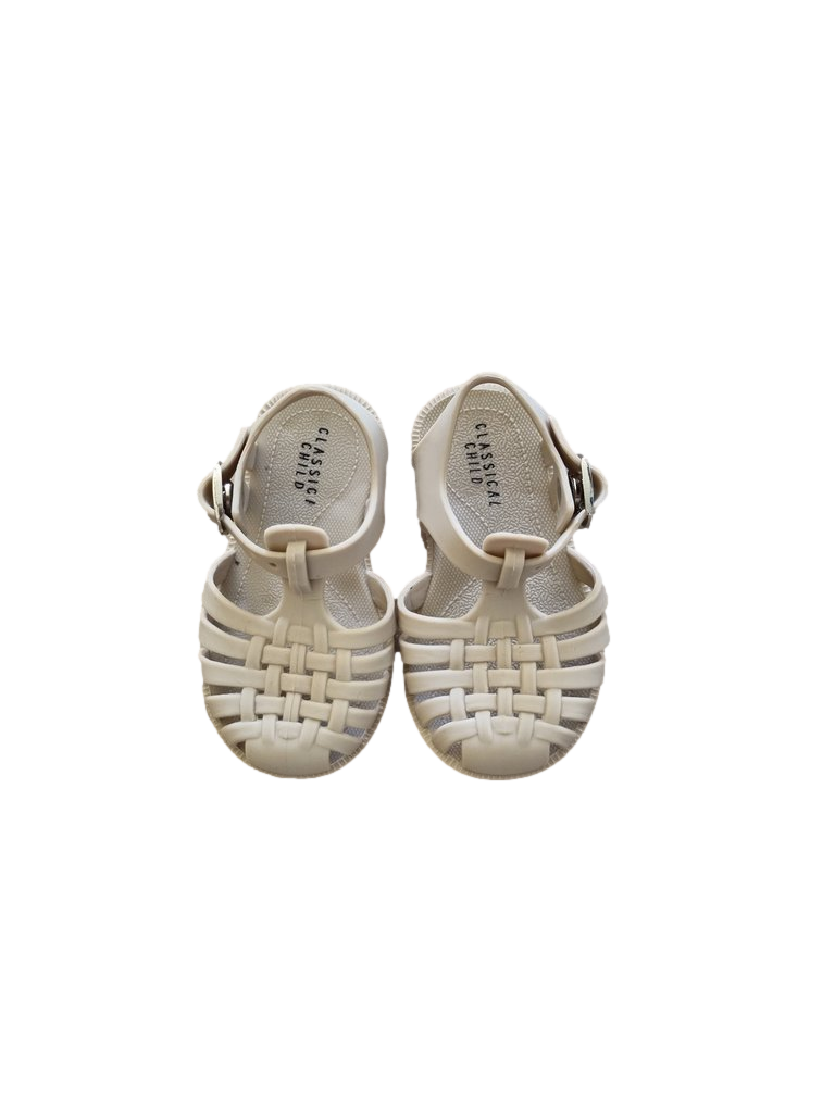 Classical Jelly Sandals Linen