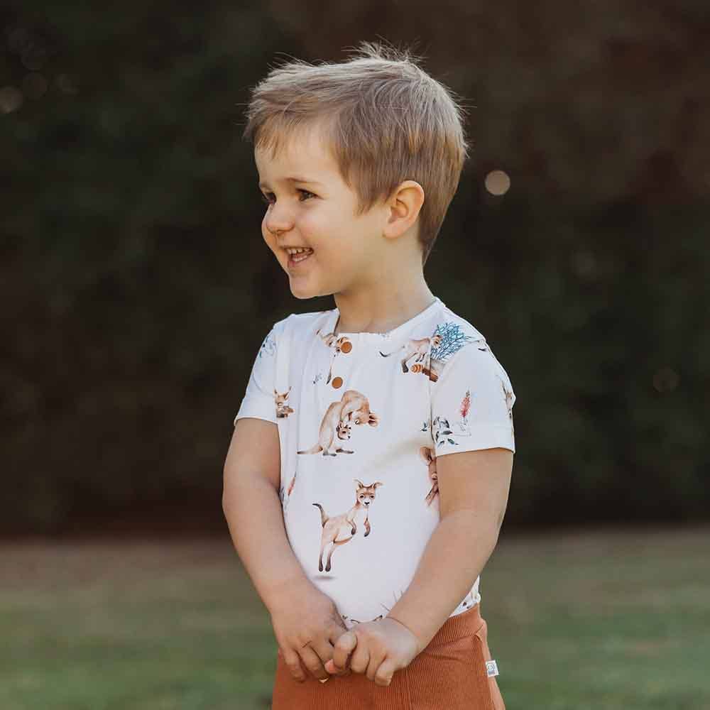 Kanga Short Sleeve Organic Bodysuit