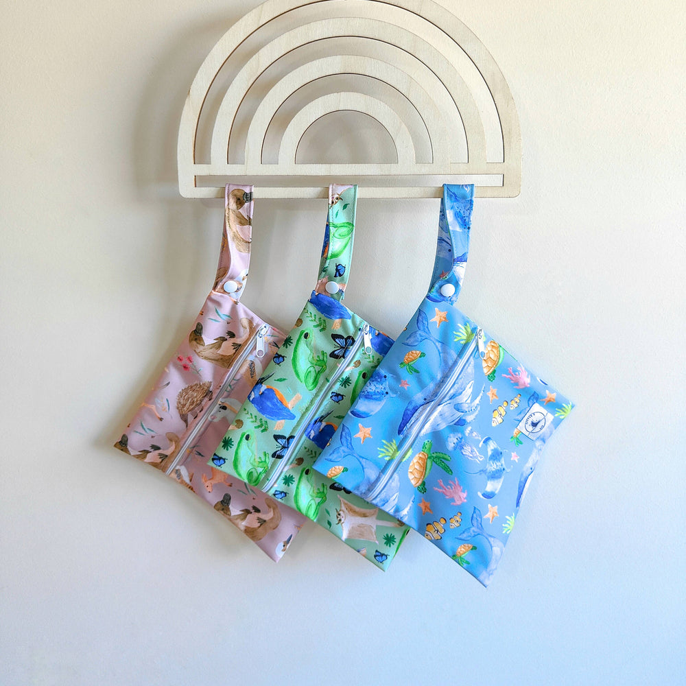 REUSABLE MINI WET BAG - OCEAN