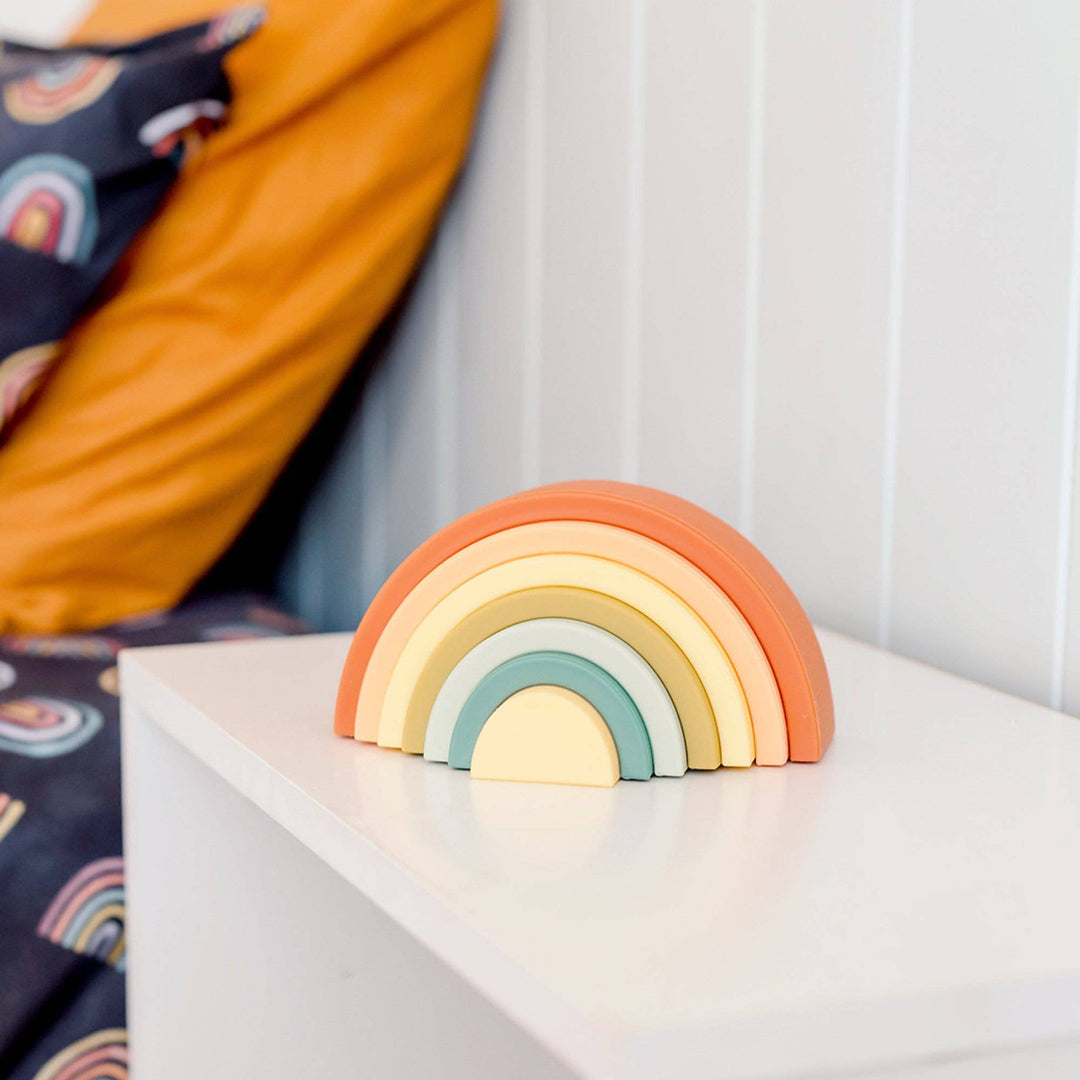 Silicone Rainbow Stacker | Cherry