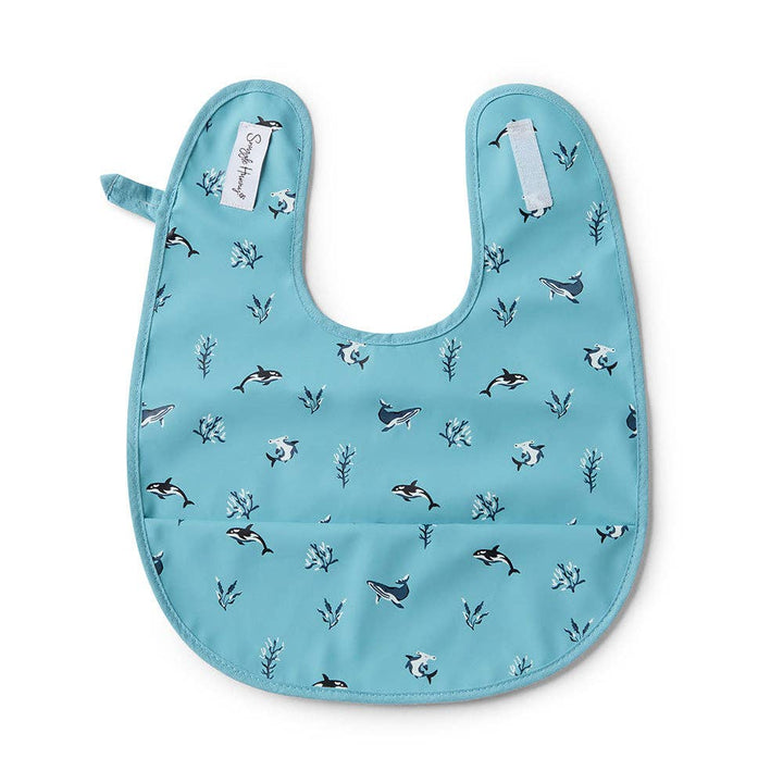 Blue Ocean Snuggle Bib