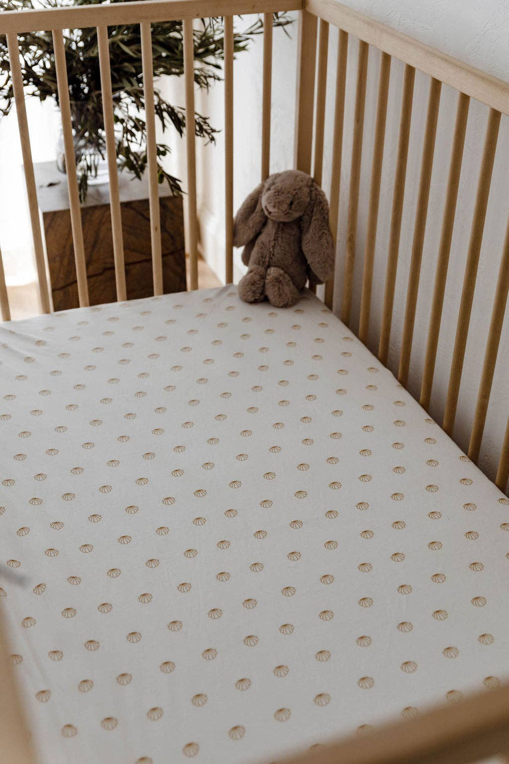 Seashell Organic Cot Sheet