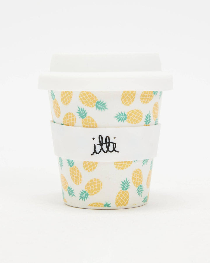 Itti Bamboo Baby Cino Cup + 2 Straws - Pineapple Delight