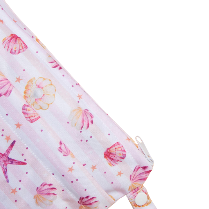 Small Double Pocket Wetbag Seashells