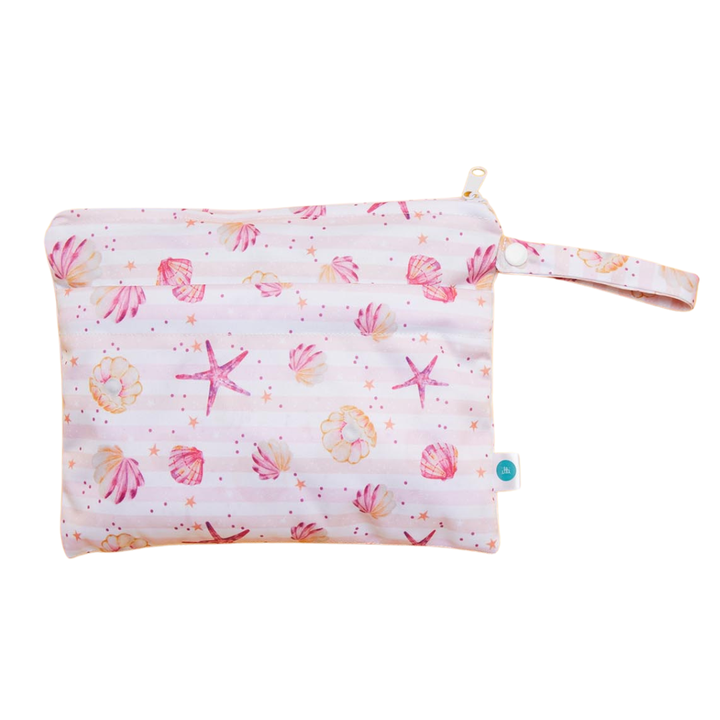 Small Double Pocket Wetbag Seashells