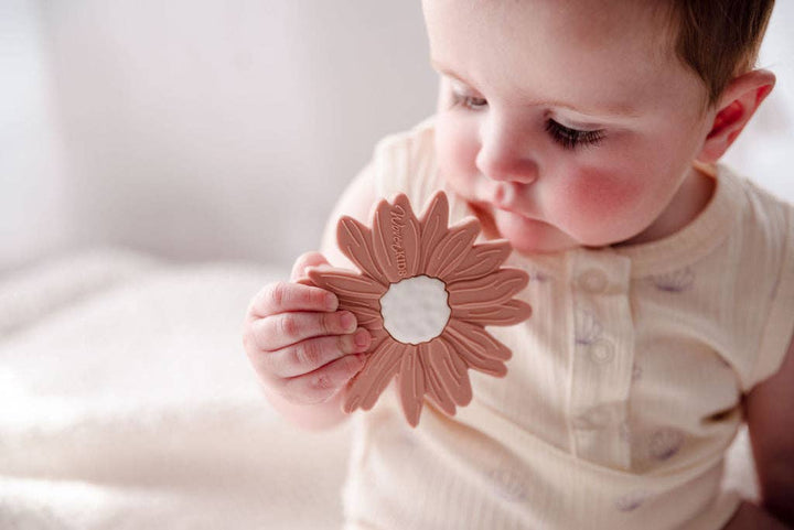 Silicone Teether - Blush Daisy