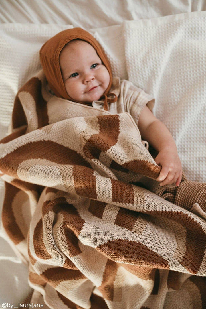 Organic Cotton Knitted Blanket