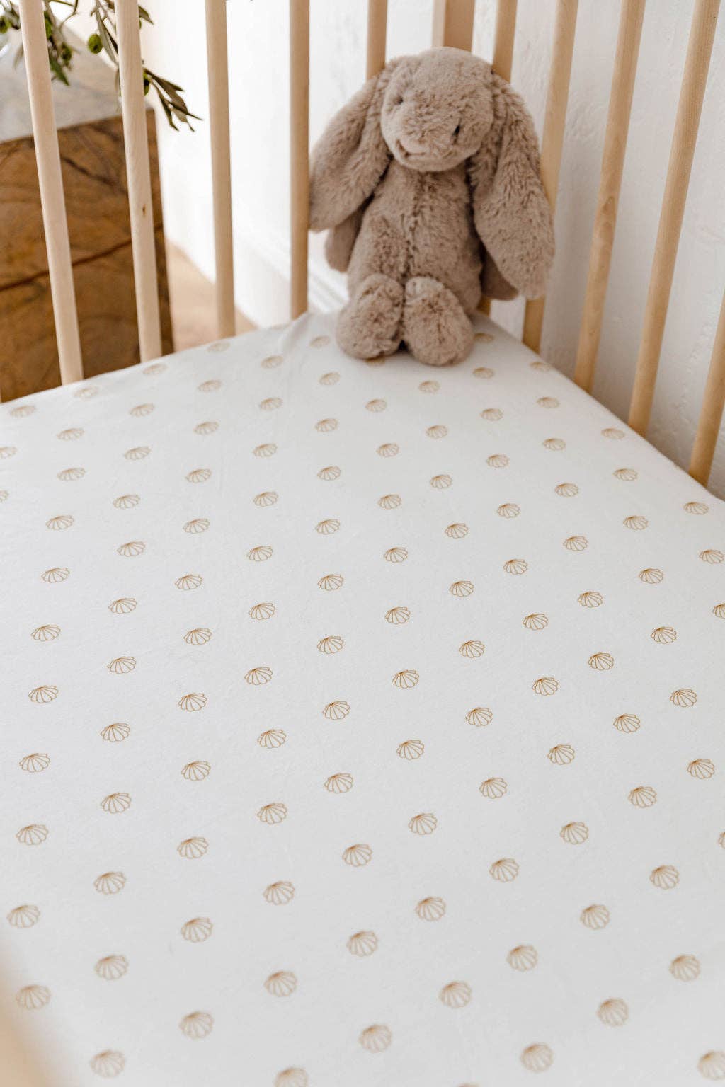 Seashell Organic Cot Sheet