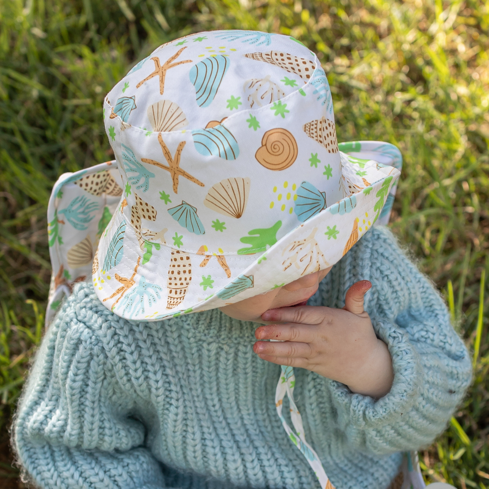 Sailor baby cotton hat