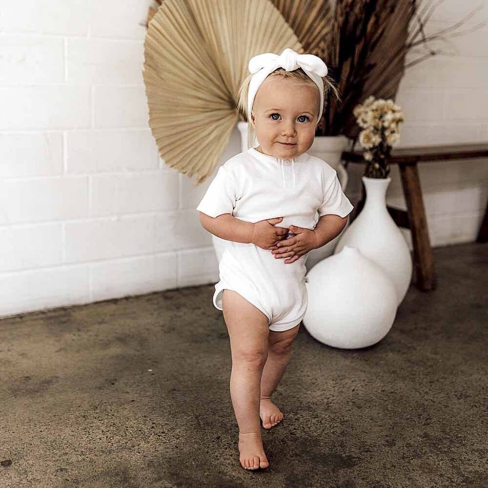 Milk Short Sleeve Organic Bodysuit