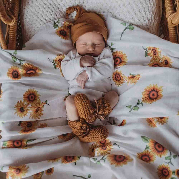 Sunflower Organic Muslin Wrap