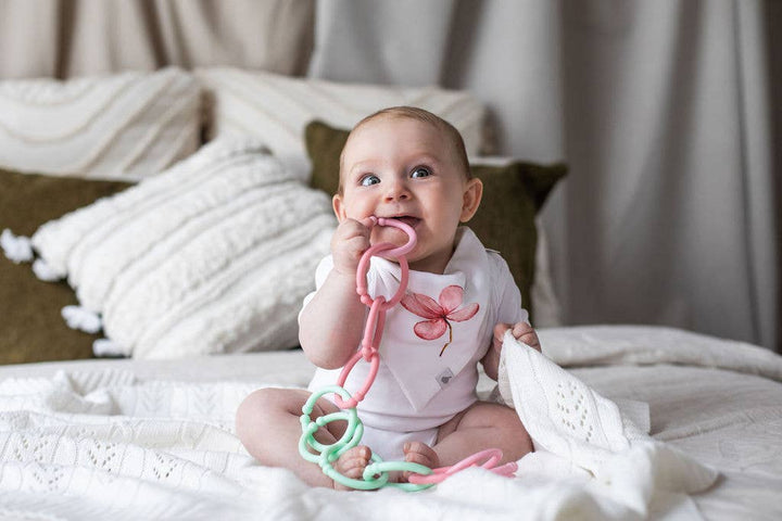 Fleur Organic Cotton Bandana Bibs