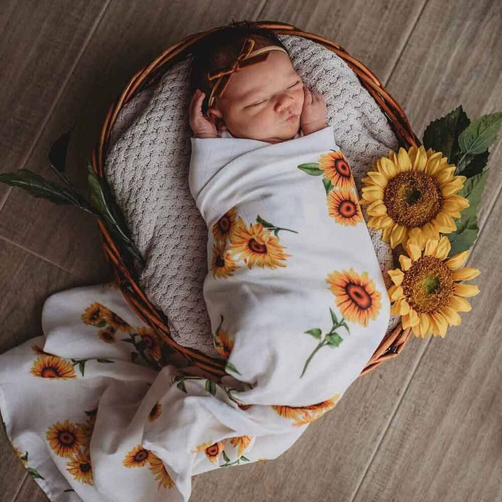 Sunflower Organic Muslin Wrap