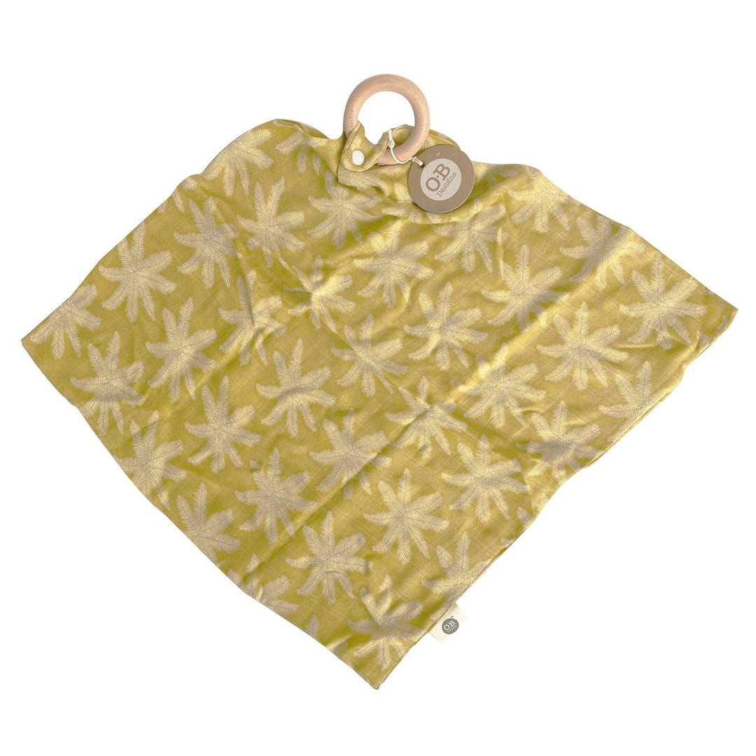 Muslin Security Blanket in Pear Palm Print