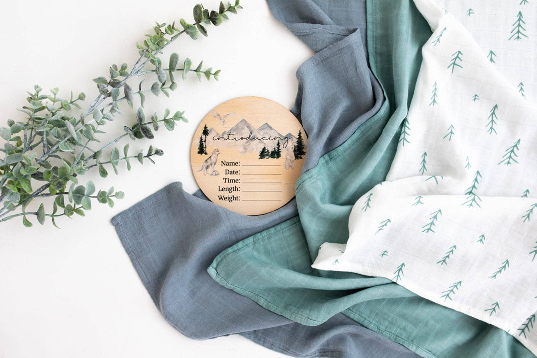 You are so loved Sage Muslin Swaddle