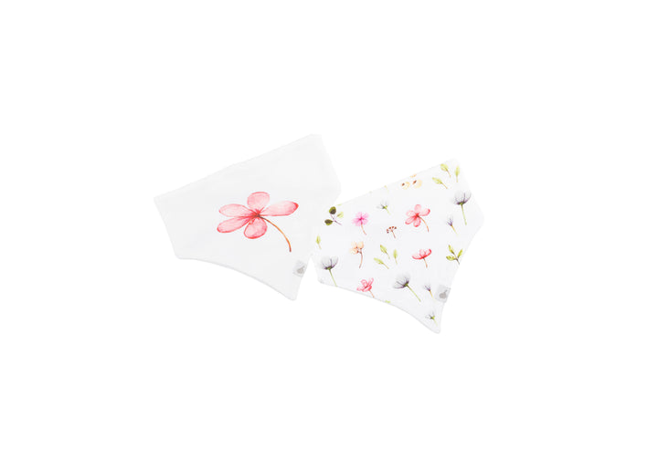 Fleur Organic Cotton Bandana Bibs