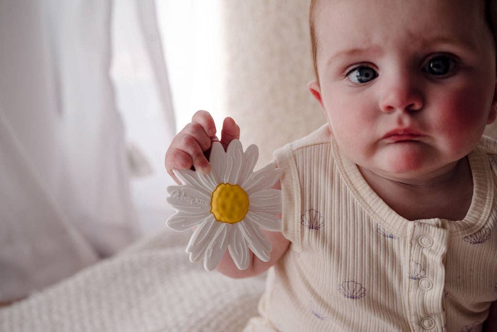 Silicone Teether - Milk Daisy