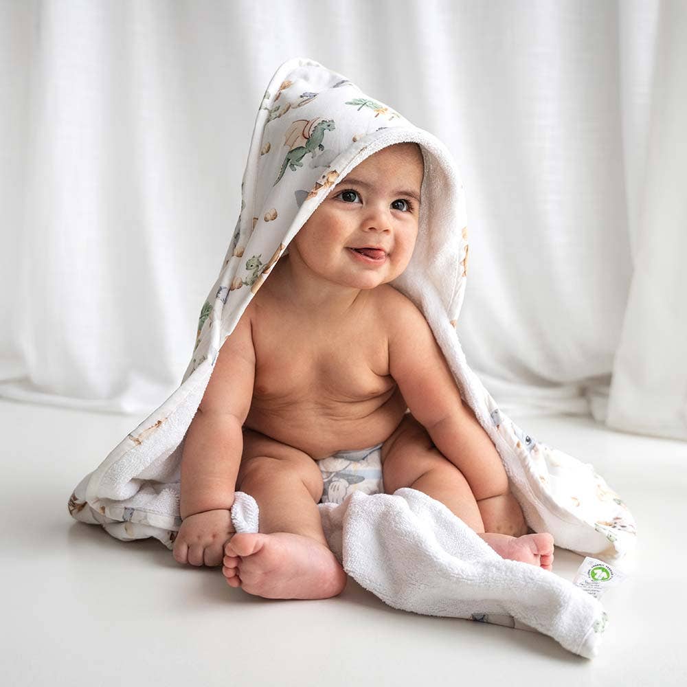 Dragon Organic Hooded Baby Towel