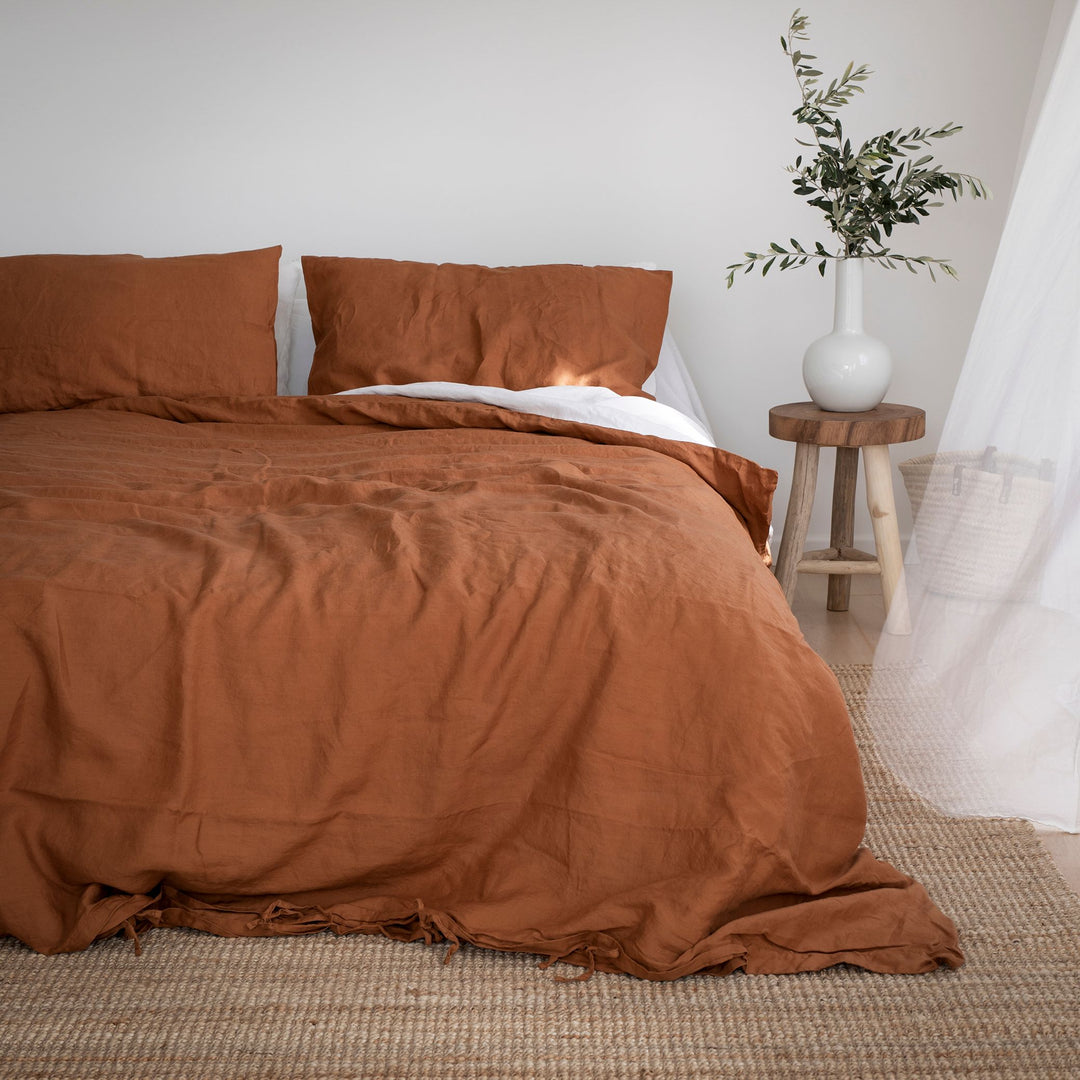 100% Pure Flax Linen Duvet Cover & pillow cases - 25% OFF!